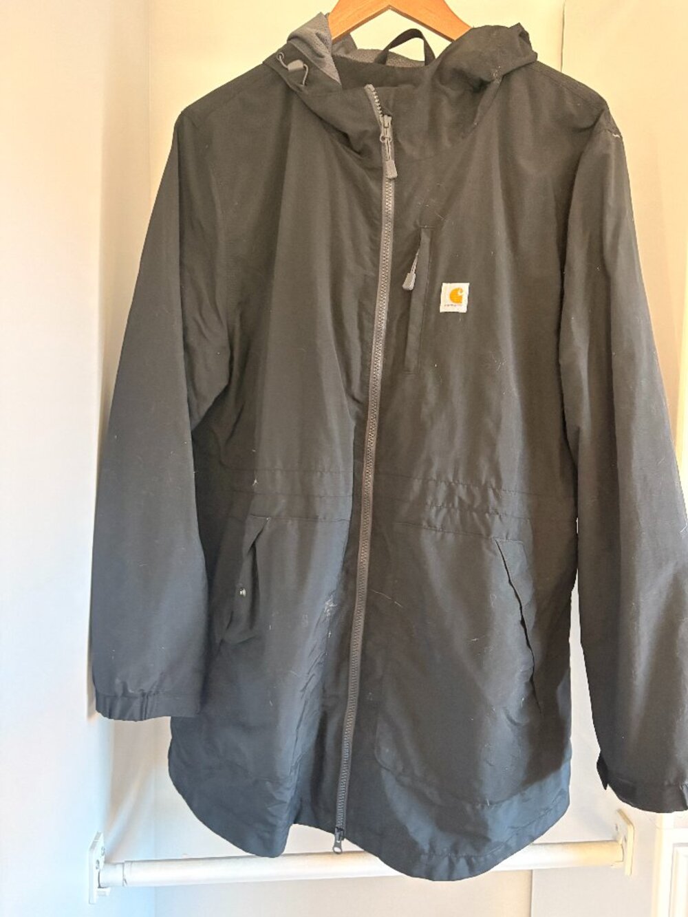 XL Black Carhartt Rain Jacket